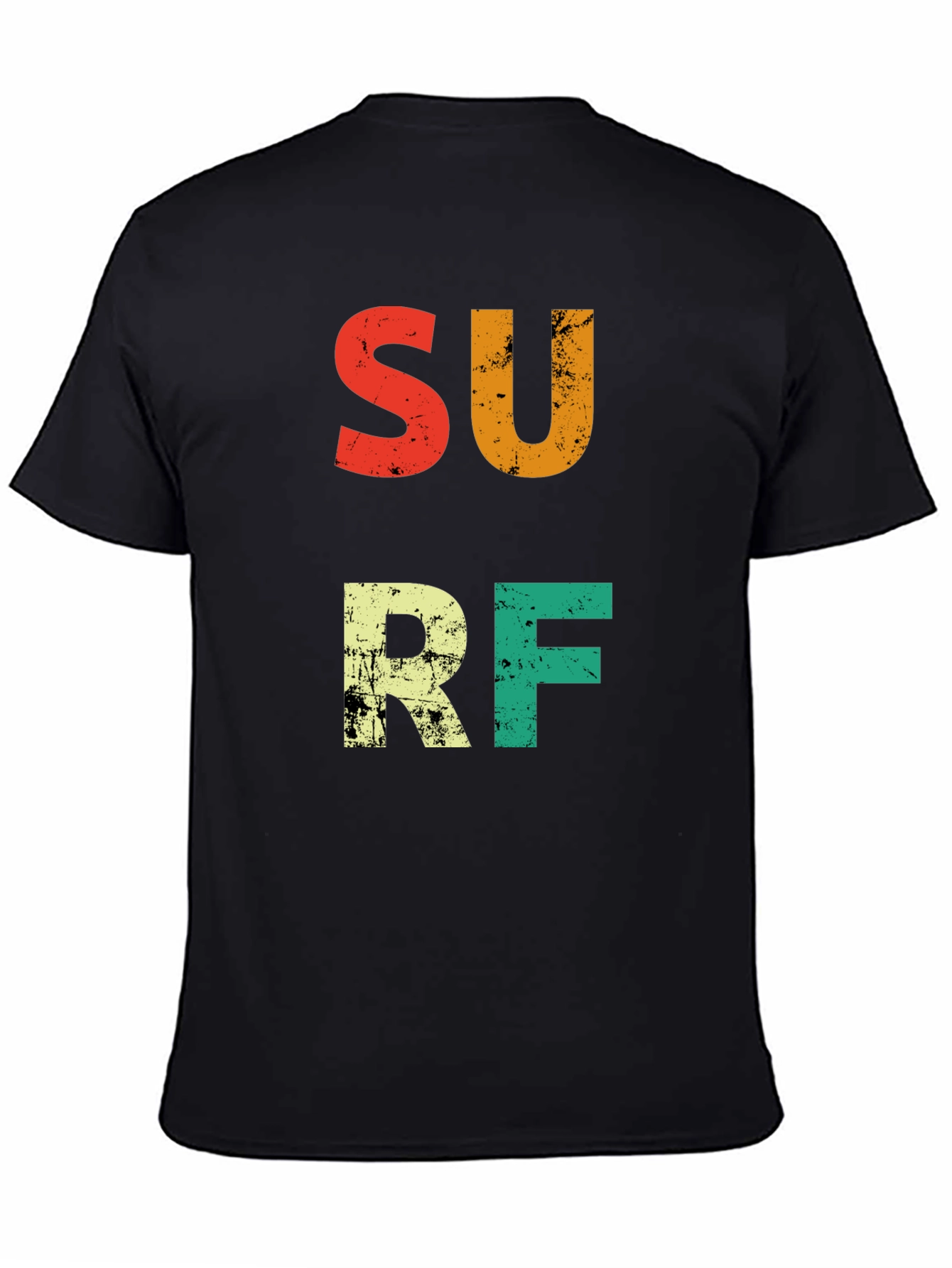 Camiseta Surf Retro de Algodón para Hombre