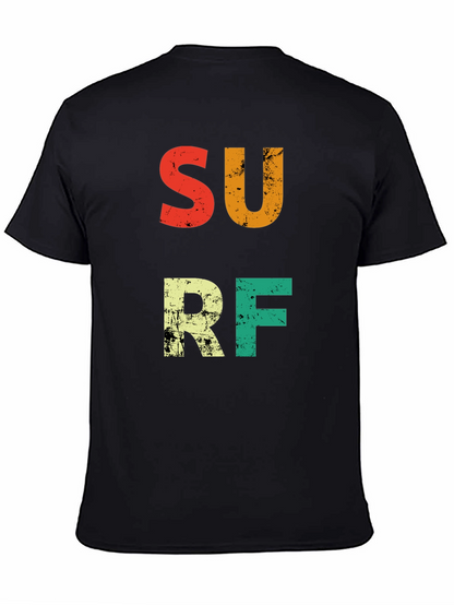 Camiseta Surf Retro de Algodón para Hombre