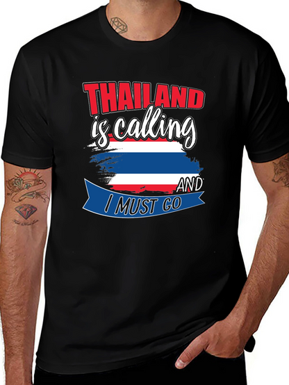 Camiseta Negra Tailandia Llama