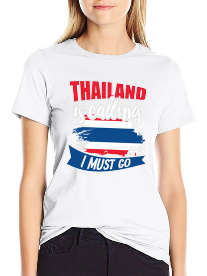 Camiseta Negra Tailandia Llama