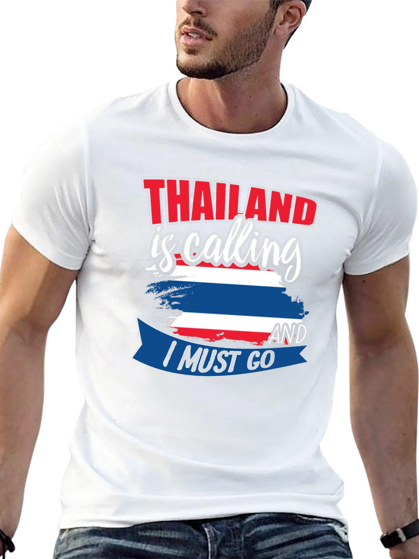 Camiseta Negra Tailandia Llama