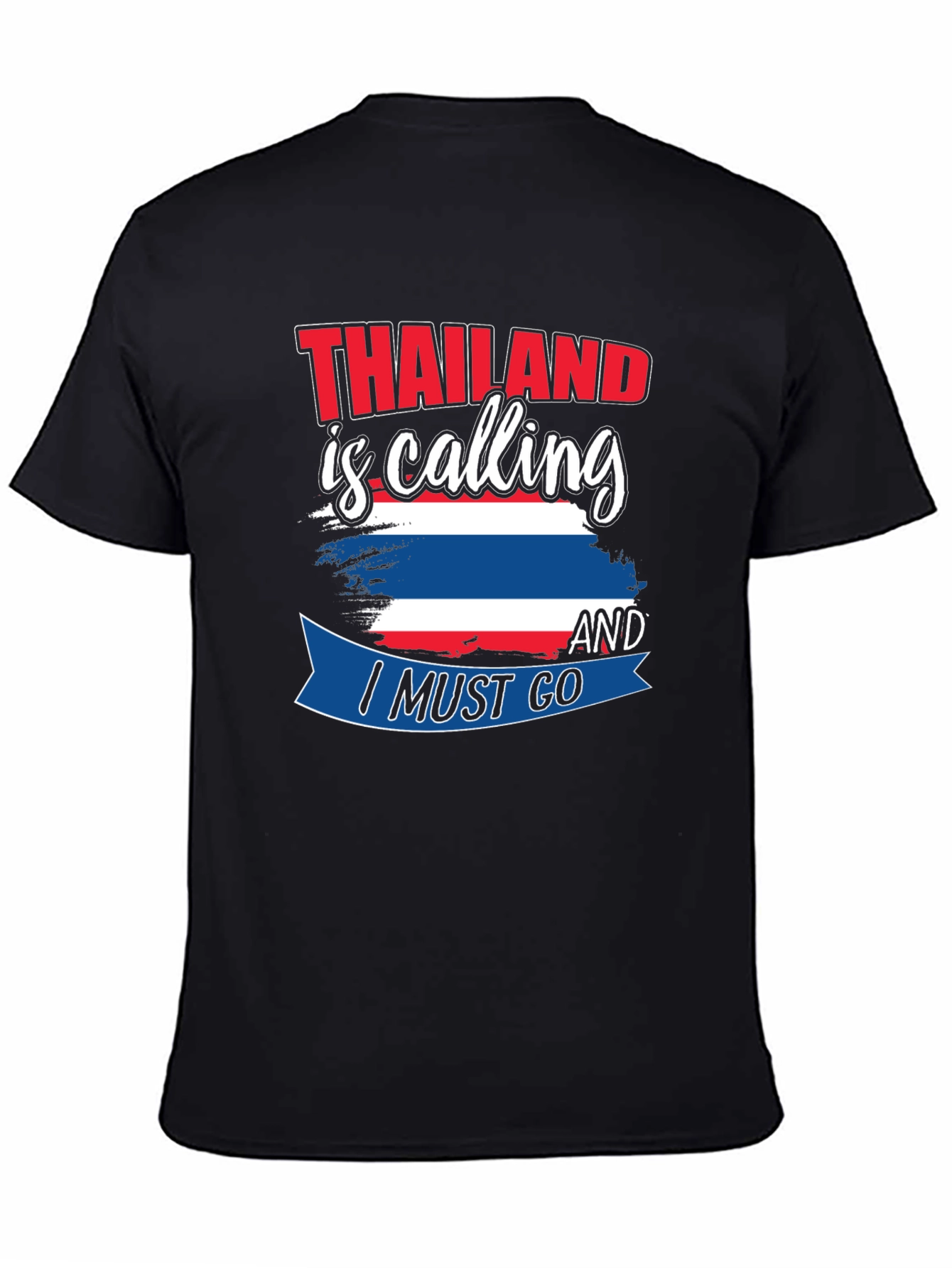 Camiseta Negra Tailandia Llama