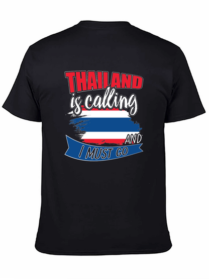 Camiseta Negra Tailandia Llama