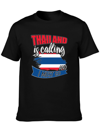Camiseta Negra Tailandia Llama