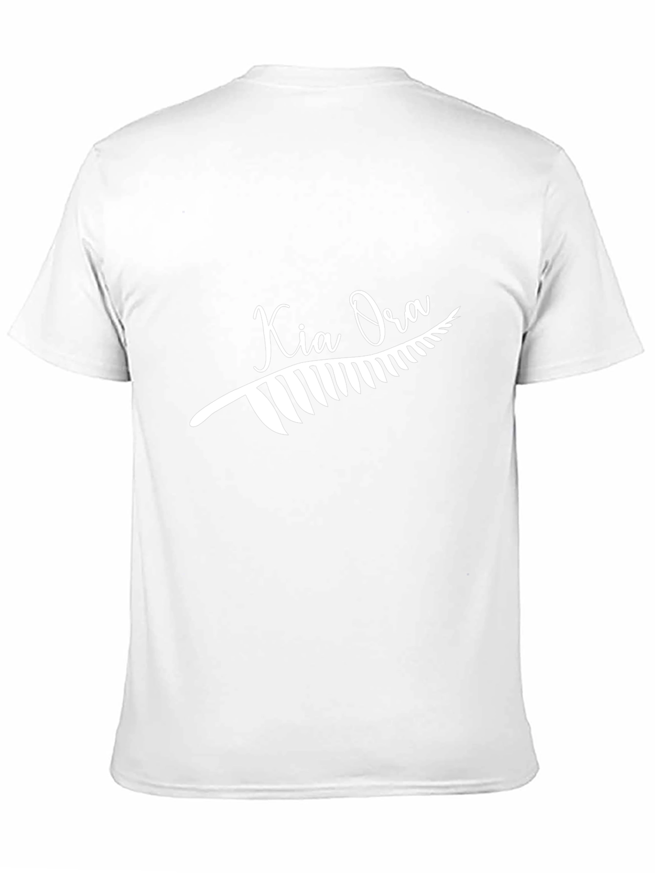 Camiseta Negra Kia Ora Diseño Nueva Zelanda