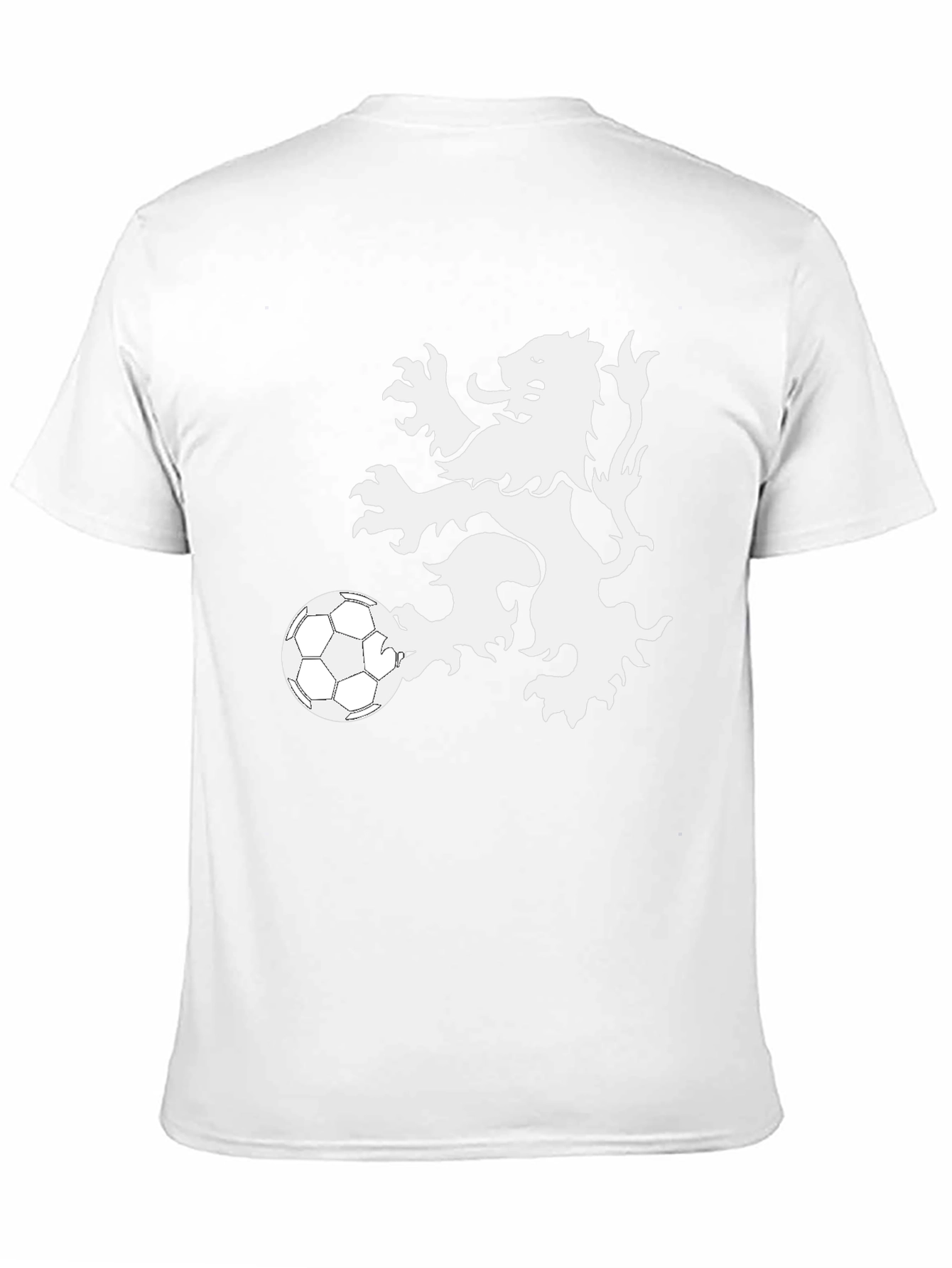 Camiseta Negra Hombre León Fútbol