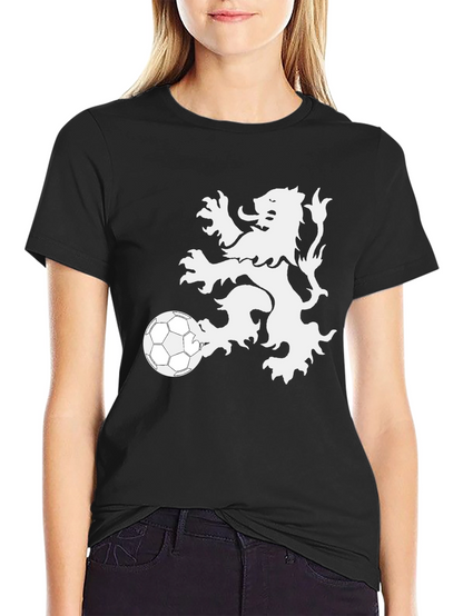 Camiseta Negra Hombre León Fútbol