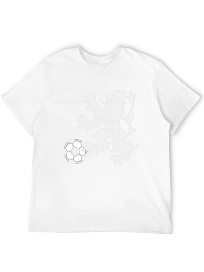 Camiseta Negra Hombre León Fútbol