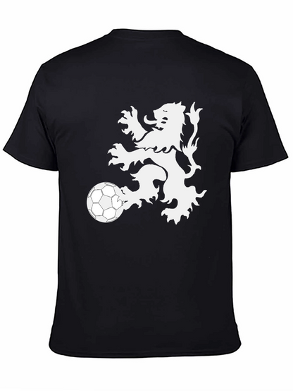Camiseta Negra Hombre León Fútbol