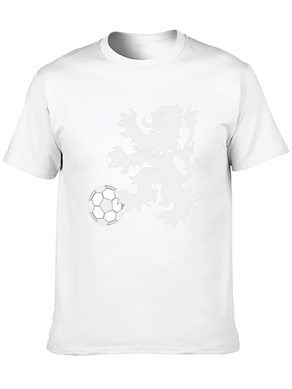 Camiseta Negra Hombre León Fútbol