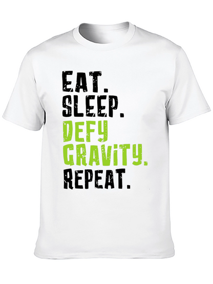 Camiseta Negra Desafía la Gravedad