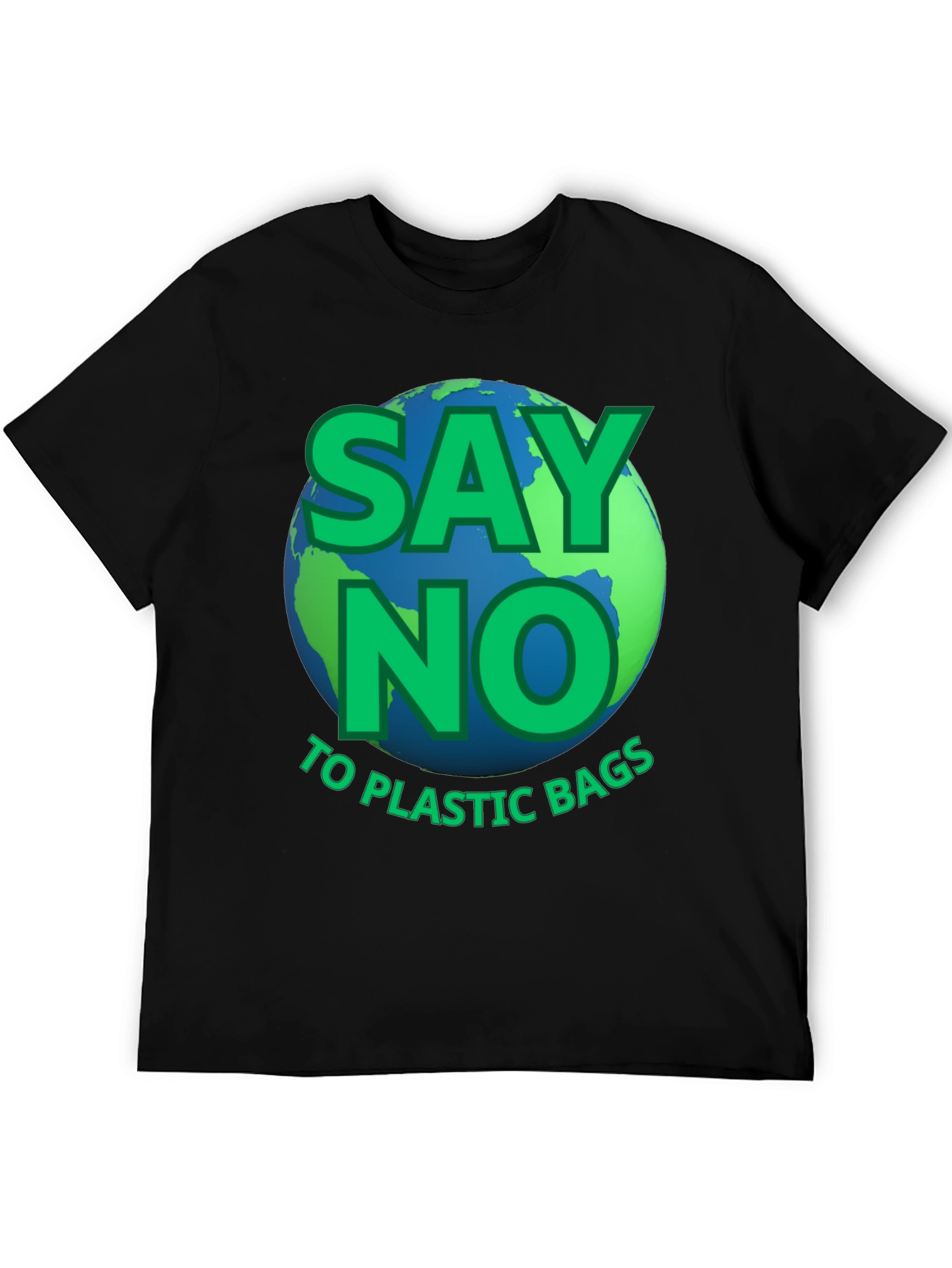 Camiseta ecológica: Di no a las bolsas de plástico
