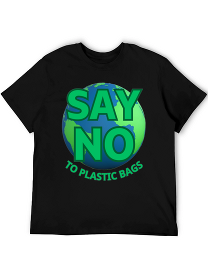 Camiseta ecológica: Di no a las bolsas de plástico