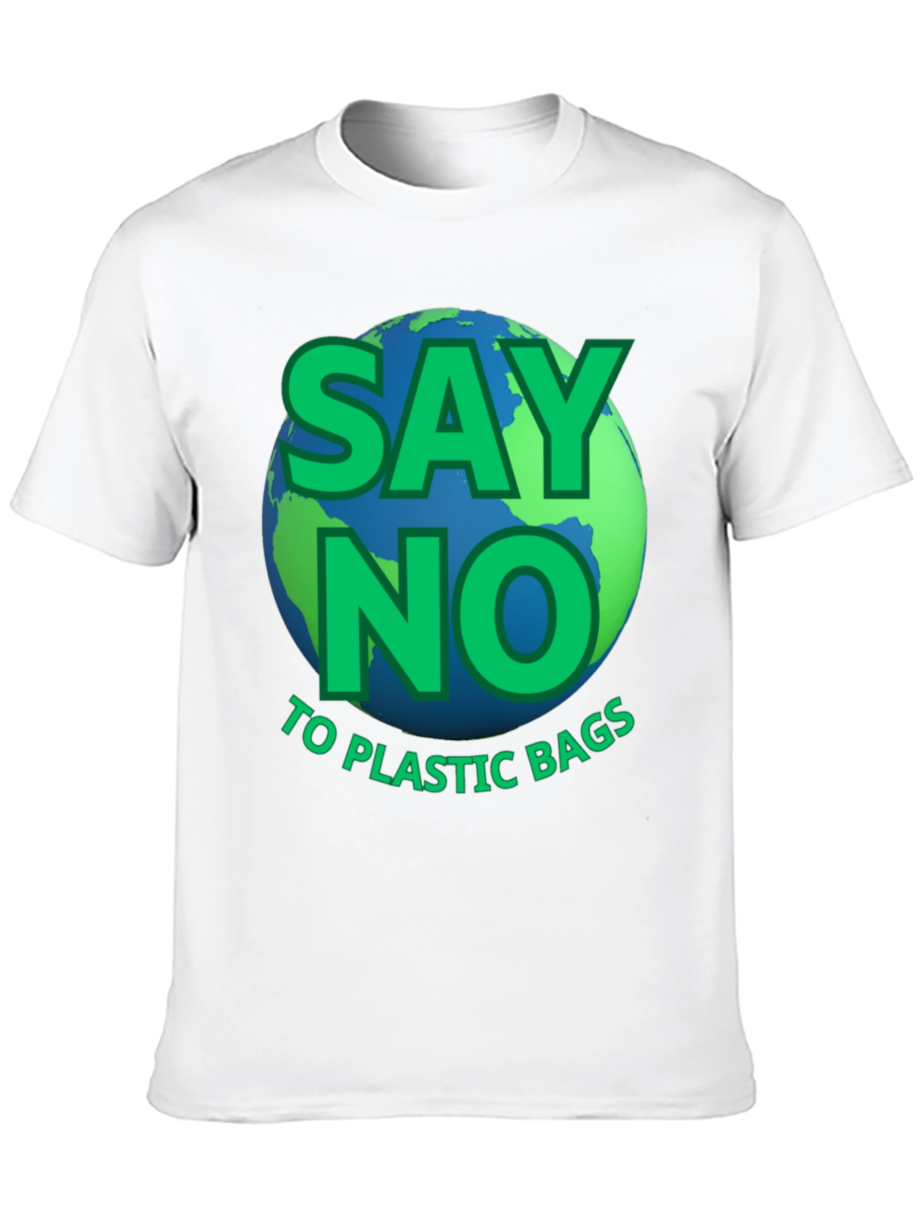 Camiseta ecológica: Di no a las bolsas de plástico