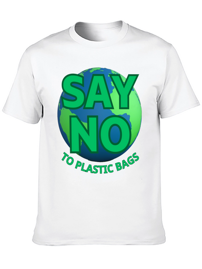 Camiseta ecológica: Di no a las bolsas de plástico