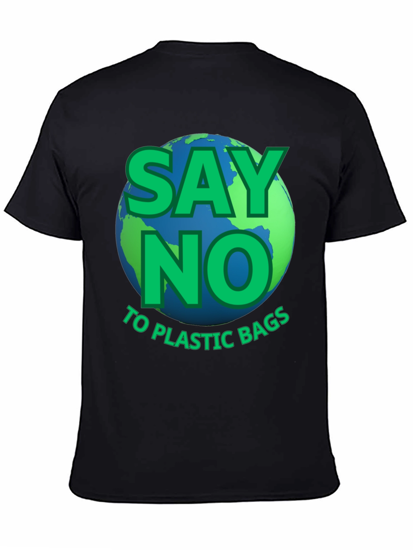 Camiseta ecológica: Di no a las bolsas de plástico