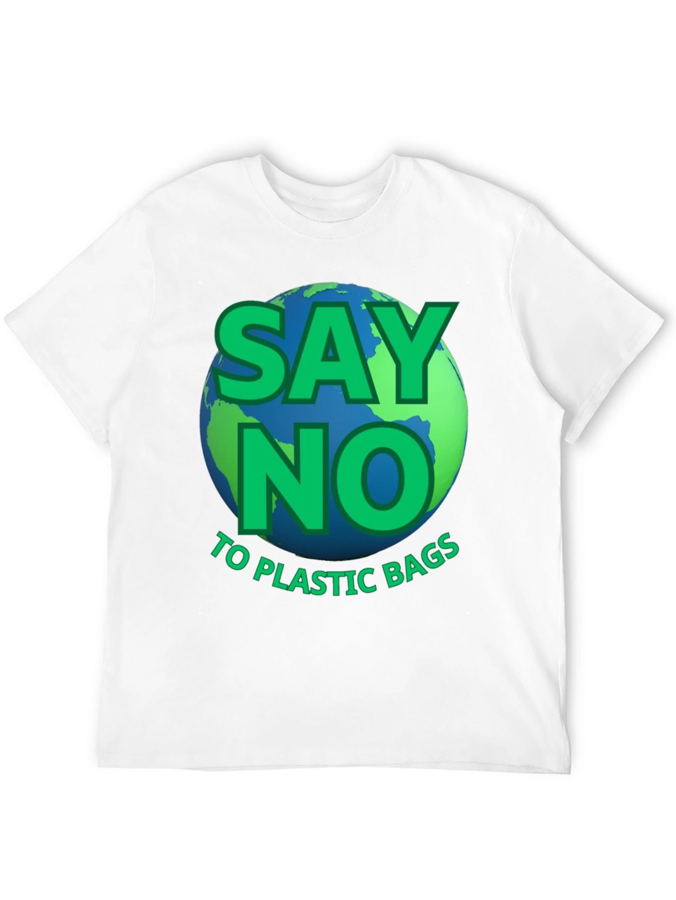 Camiseta ecológica: Di no a las bolsas de plástico
