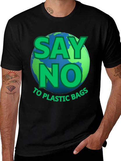 Camiseta ecológica: Di no a las bolsas de plástico