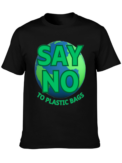Camiseta ecológica: Di no a las bolsas de plástico
