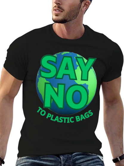 Camiseta ecológica: Di no a las bolsas de plástico