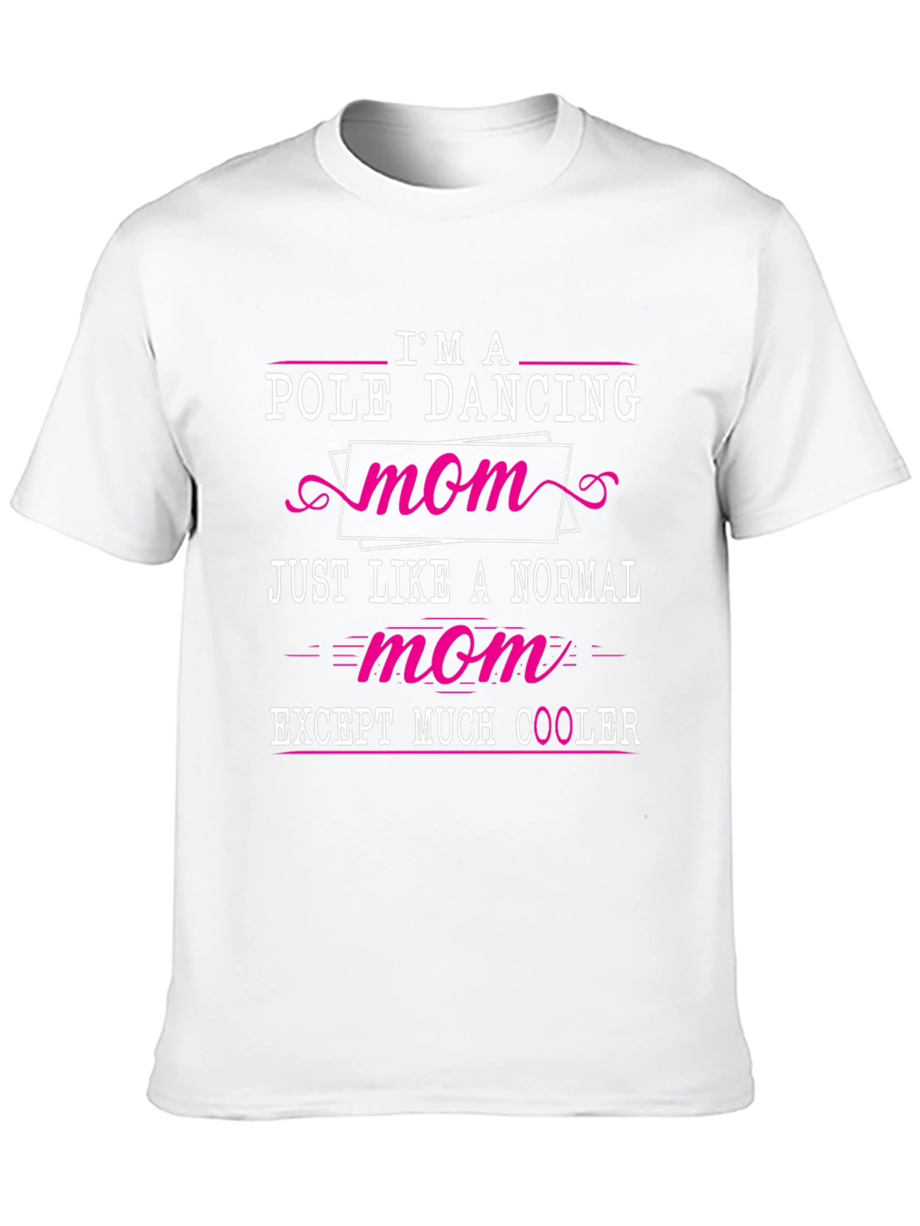 Camiseta Negra: Mamá Bailarina de Pole Dance