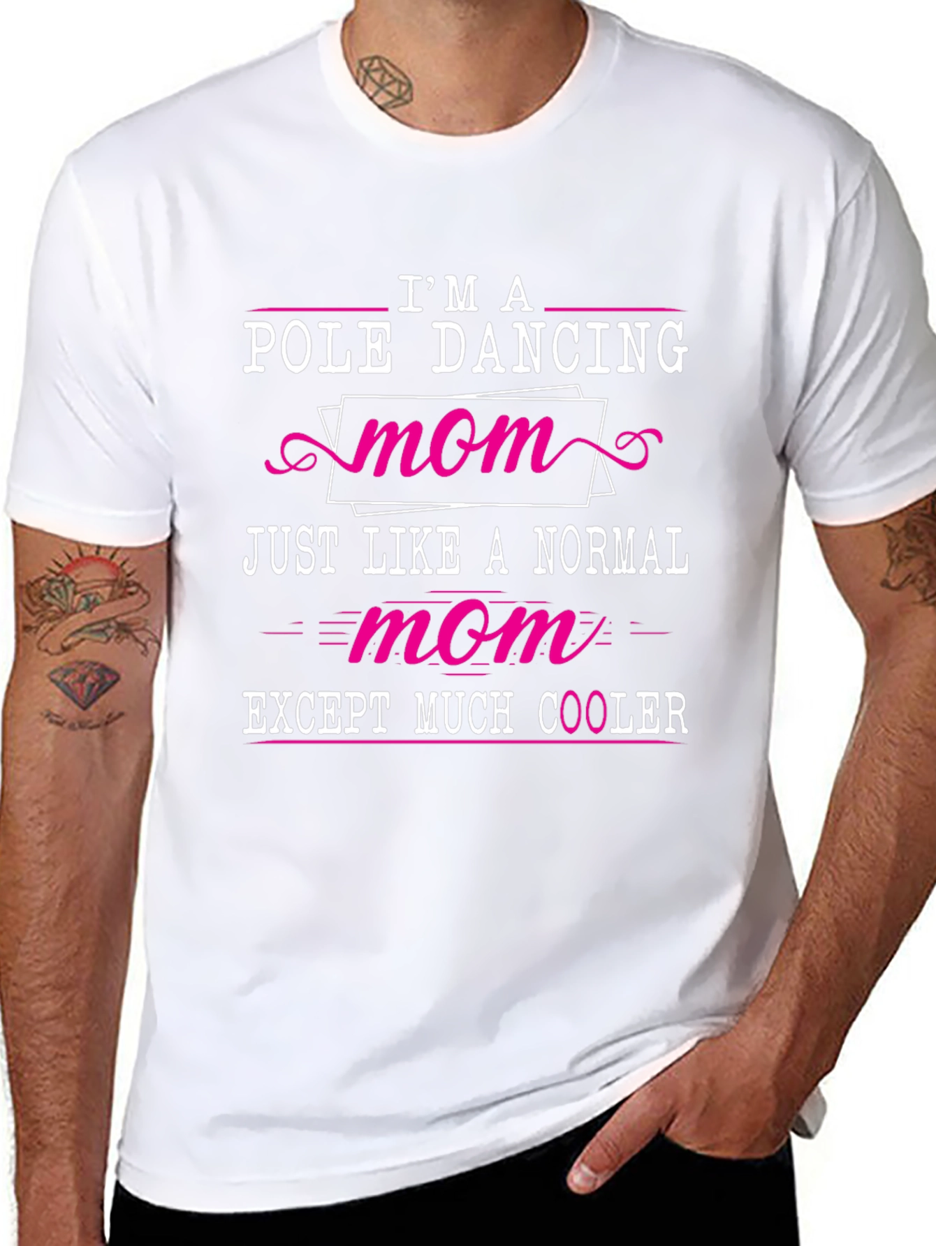 Camiseta Negra: Mamá Bailarina de Pole Dance