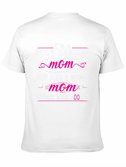 Camiseta Negra: Mamá Bailarina de Pole Dance