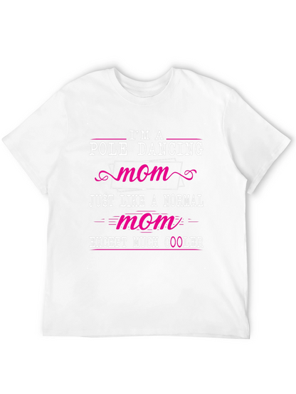 Camiseta Negra: Mamá Bailarina de Pole Dance