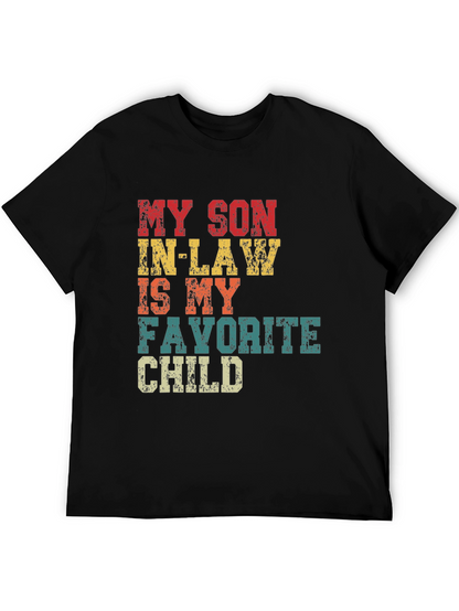Camiseta Divertida Mi Yerno Hijo Favorito
