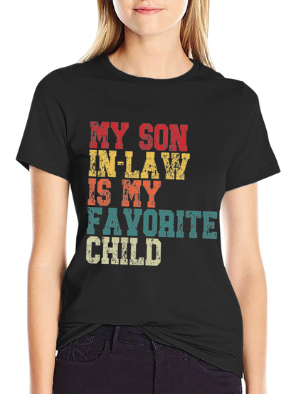 Camiseta Divertida Mi Yerno Hijo Favorito
