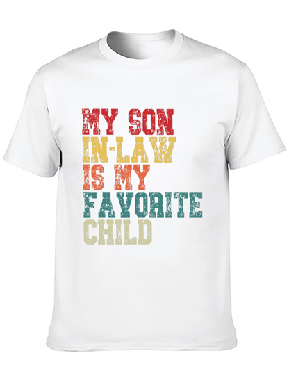 Camiseta Divertida Mi Yerno Hijo Favorito