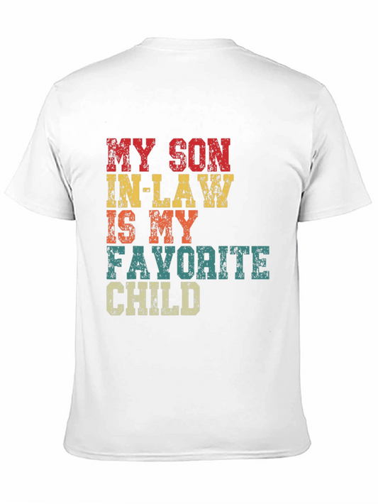 Camiseta Divertida Mi Yerno Hijo Favorito