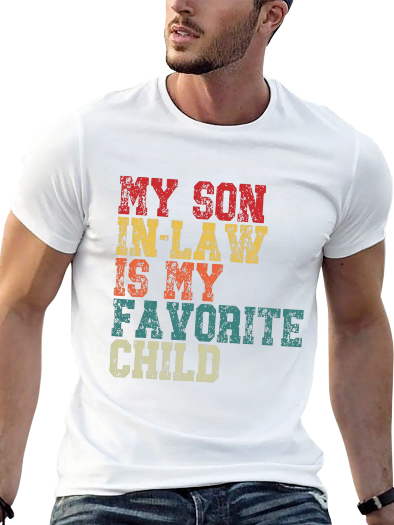 Camiseta Divertida Mi Yerno Hijo Favorito