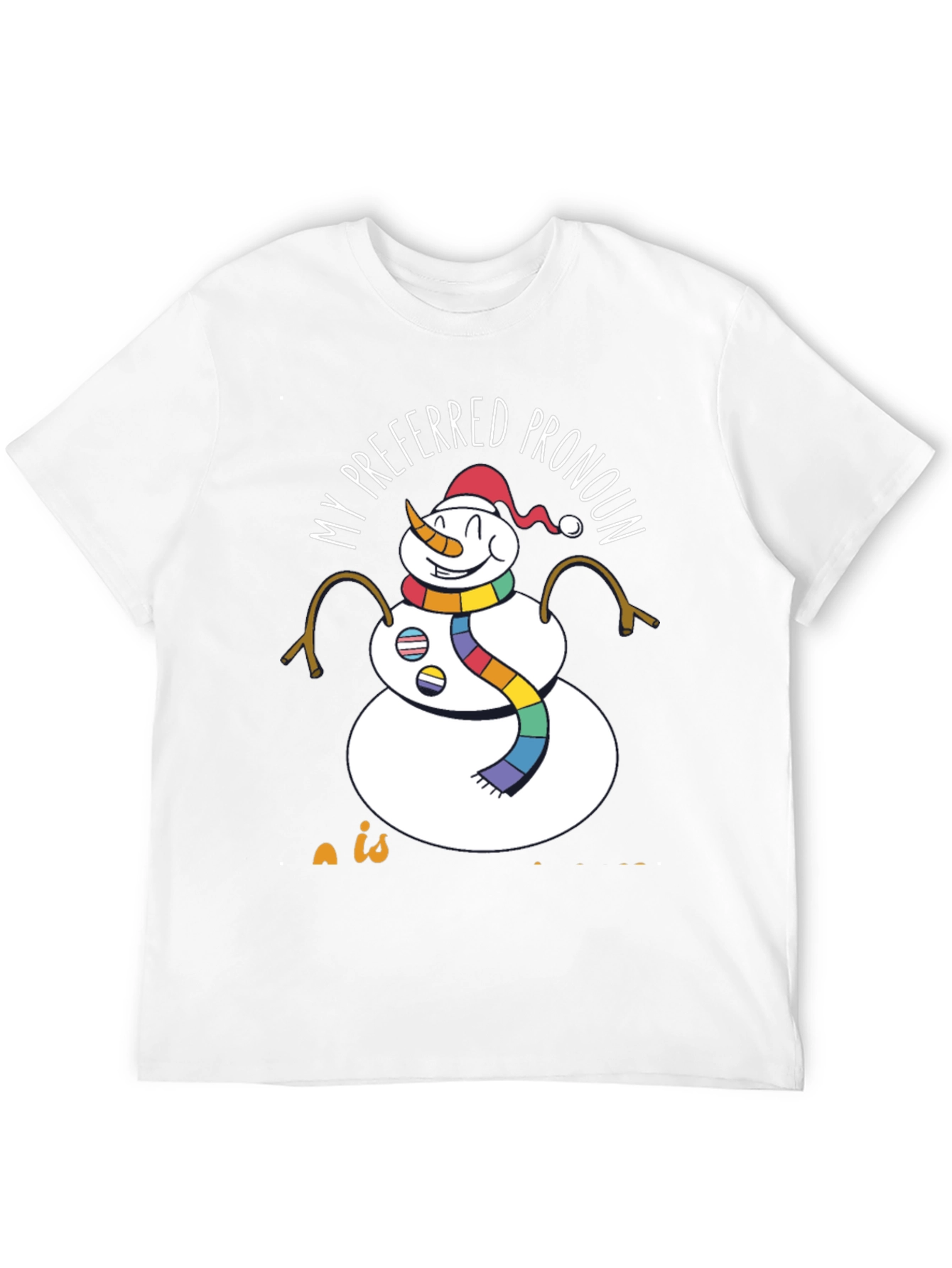 Camiseta Mi Pronombre Preferido es Nieve