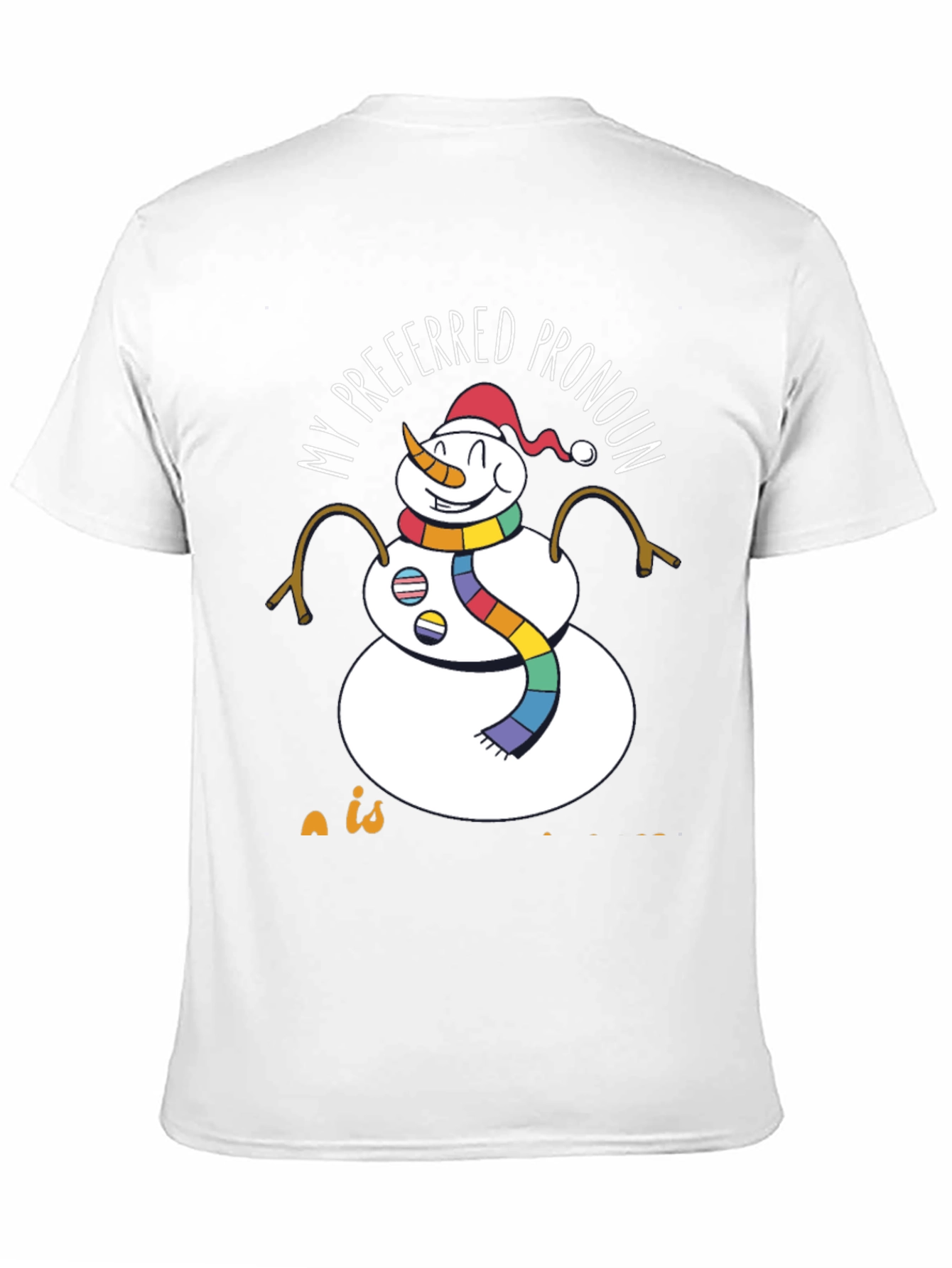 Camiseta Mi Pronombre Preferido es Nieve