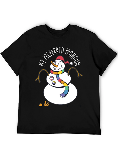 Camiseta Mi Pronombre Preferido es Nieve