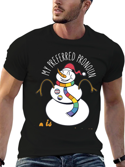 Camiseta Mi Pronombre Preferido es Nieve