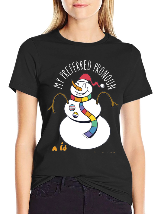 Camiseta Mi Pronombre Preferido es Nieve