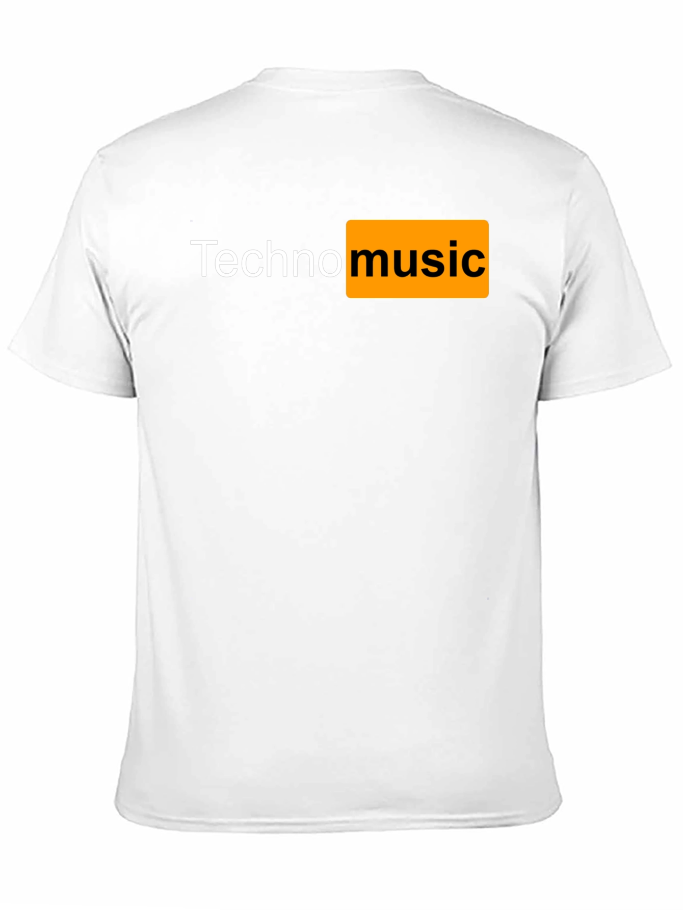 Camiseta Negra Techno Music Novedosa