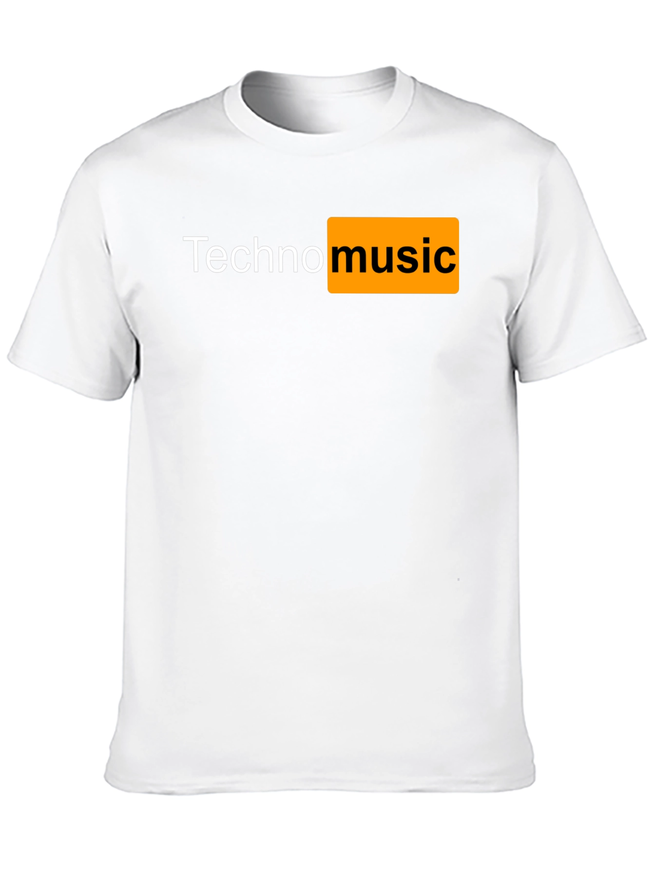 Camiseta Negra Techno Music Novedosa