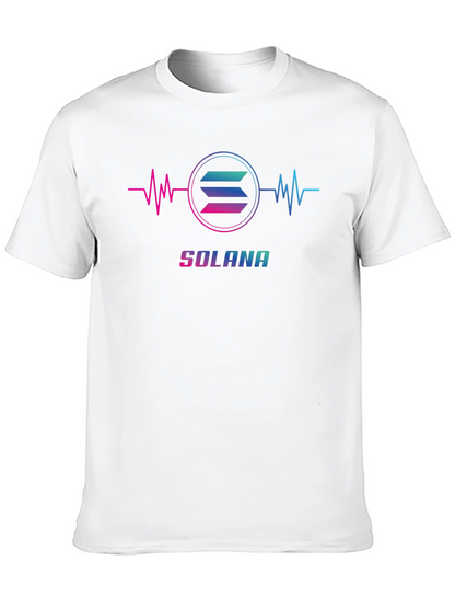 Camiseta Negra Solana Crypto para Hombre