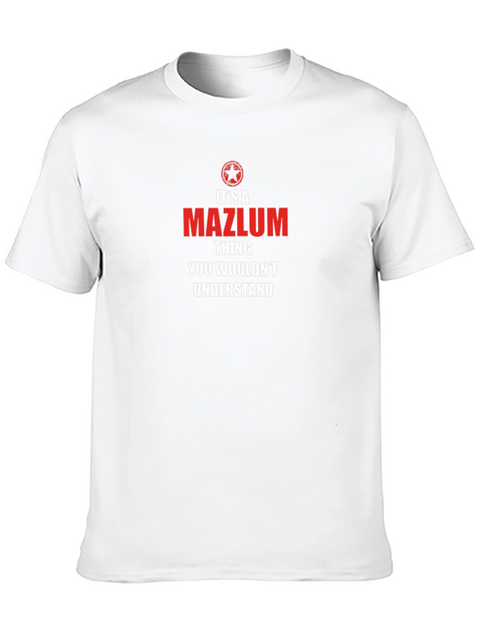 Camiseta Negra Mazlum Thing - Estilo Único