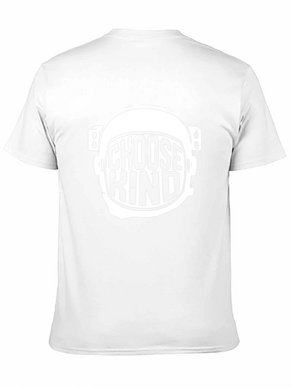 Camiseta Negra Choose Kind Astronauta Unisex