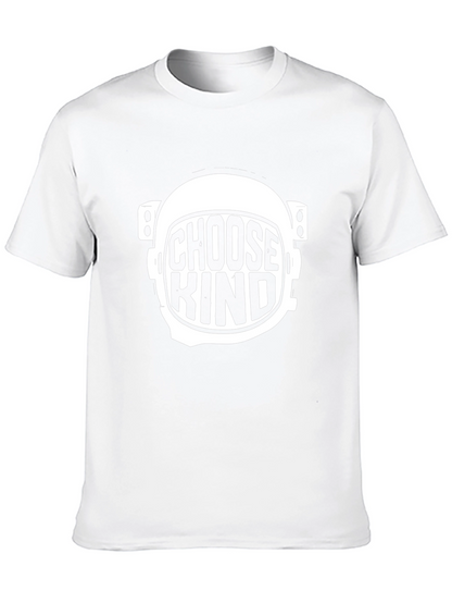Camiseta Negra Choose Kind Astronauta Unisex