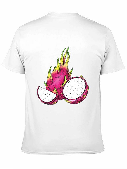 Camiseta Negra con Diseño de Pitahaya