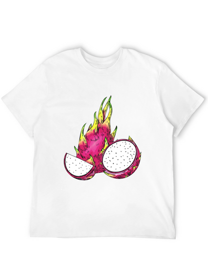 Camiseta Negra con Diseño de Pitahaya