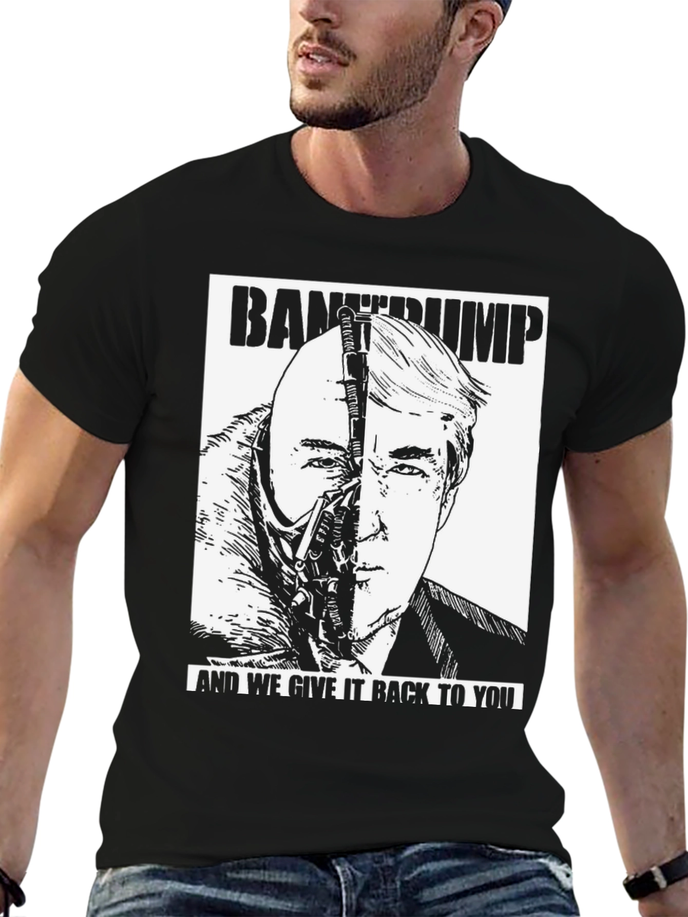 Camiseta gráfica: Ban Trump - Te lo devolvemos