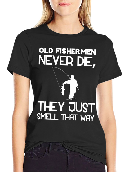 Camiseta Negra Viejos Pescadores