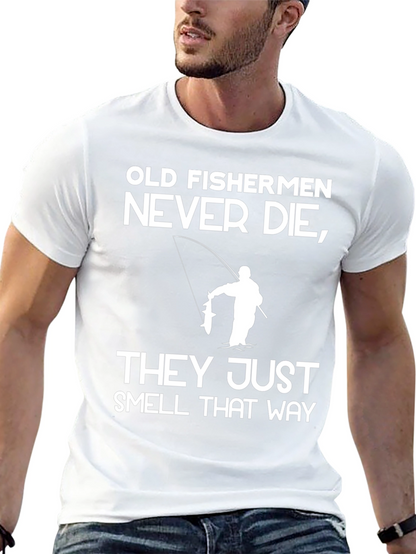 Camiseta Negra Viejos Pescadores
