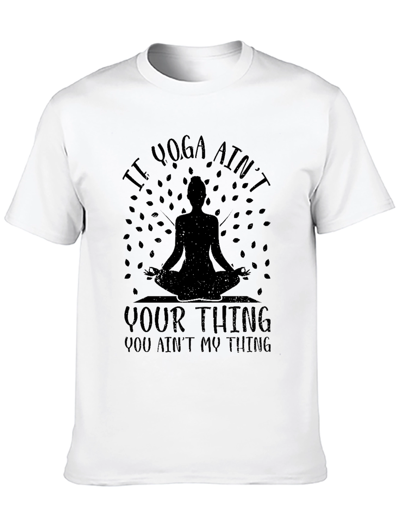 Camiseta Negra Yoga: Si Yoga No Es Lo Tuyo
